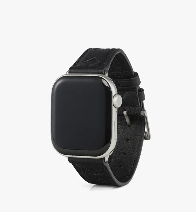 42-49Mm Apple Watch Band in Embossed Monogram Leather 42-49Mm Apple Watch Band in Embossed Monogram Leather
