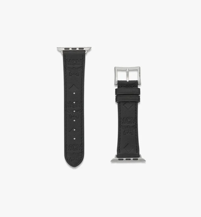 42-49Mm Apple Watch Band in Embossed Monogram Leather 42-49Mm Apple Watch Band in Embossed Monogram Leather