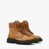 Ankle Boots in Nubuck and Monogram Print Leather Ankle Boots in Nubuck and Monogram Print Leather