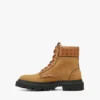Ankle Boots in Nubuck and Monogram Print Leather Ankle Boots in Nubuck and Monogram Print Leather
