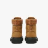 Ankle Boots in Nubuck and Monogram Print Leather Ankle Boots in Nubuck and Monogram Print Leather