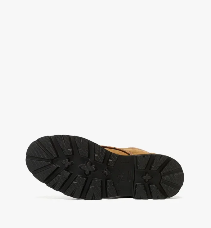 Ankle Boots in Nubuck and Monogram Print Leather Ankle Boots in Nubuck and Monogram Print Leather
