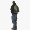 Aren Backpack in Econyl® and Monogram Print Leather Aren Backpack in Econyl® and Monogram Print Leather