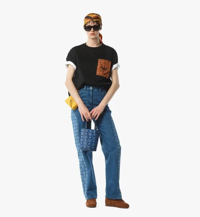Aren Bucket Tote in Visetos