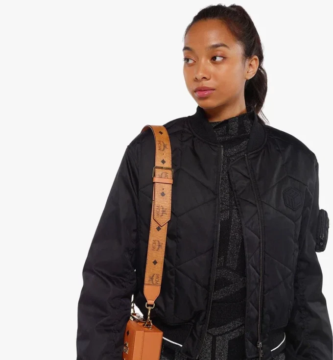 Aren Buckle Shoulder Strap in Visetos Aren Buckle Shoulder Strap in Visetos