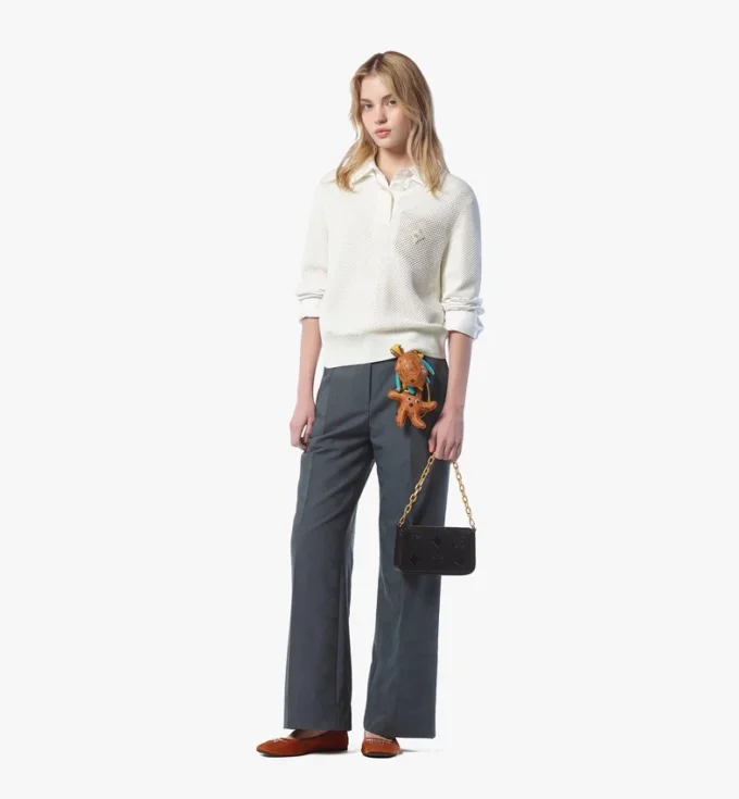 Aren Chain Crossbody in Maxi Monogram Leather Aren Chain Crossbody in Maxi Monogram Leather