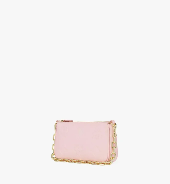 Aren Chain Crossbody in Maxi Monogram Leather Aren Chain Crossbody in Maxi Monogram Leather
