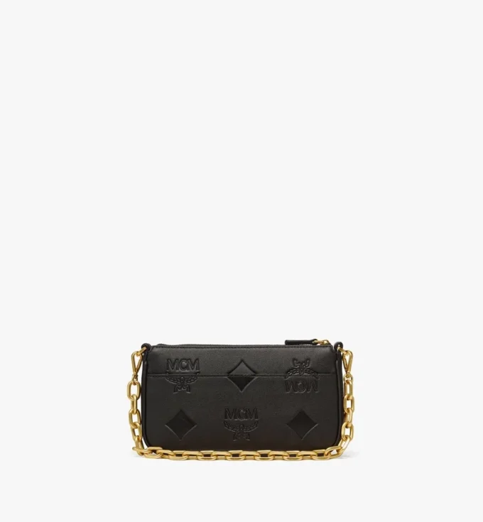 Aren Chain Crossbody in Maxi Monogram Leather Aren Chain Crossbody in Maxi Monogram Leather