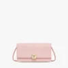 Aren Chain Wallet in Embossed Monogram Leather Aren Chain Wallet in Embossed Monogram Leather