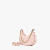 Aren Crescent Hobo Bag in Maxi Monogram Leather Aren Crescent Hobo Bag in Maxi Monogram Leather