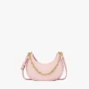 Aren Crescent Hobo Bag in Maxi Monogram Leather Aren Crescent Hobo Bag in Maxi Monogram Leather