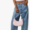 Aren Crescent Hobo Bag in Maxi Monogram Leather Aren Crescent Hobo Bag in Maxi Monogram Leather