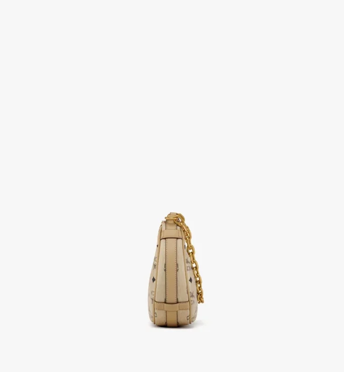 Aren Crescent Hobo Bag in Visetos Aren Crescent Hobo Bag in Visetos