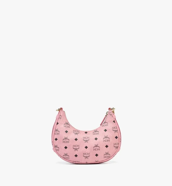 Aren Crescent Hobo Bag in Visetos Aren Crescent Hobo Bag in Visetos
