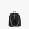Aren Drawstring Backpack in Econyl® and Leather Aren Drawstring Backpack in Econyl® and Leather