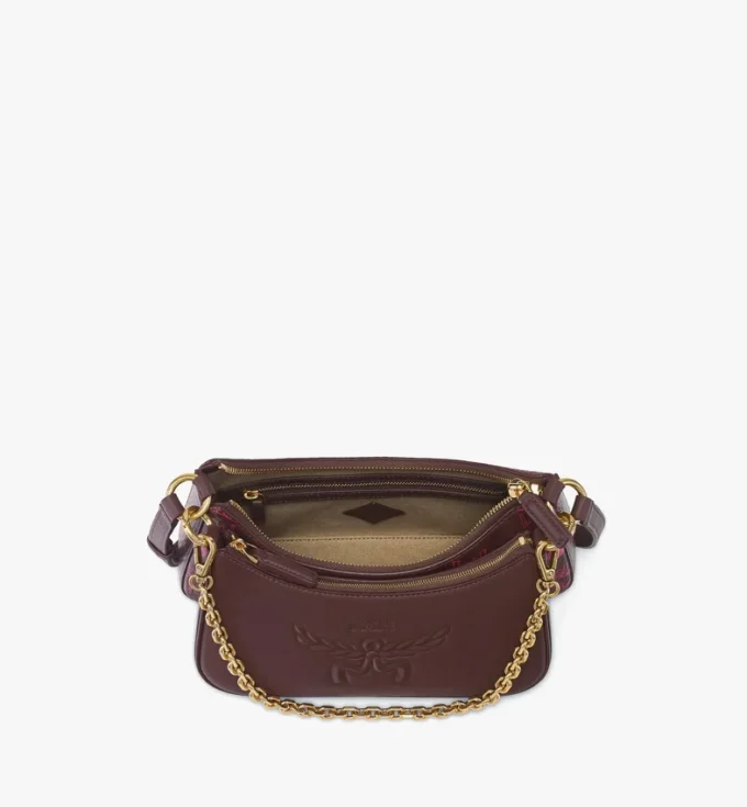 Aren Duo Hobo in Maxi Visetos and Calfskin Aren Duo Hobo in Maxi Visetos and Calfskin