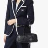 Aren East West Shoulder Bag in Maxi Monogram Leather Aren East West Shoulder Bag in Maxi Monogram Leather