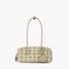 Aren East West Shoulder Bag in Visetos Aren East West Shoulder Bag in Visetos