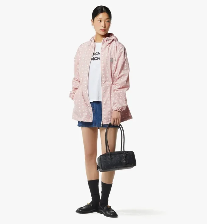Aren East West Shoulder Bag in Visetos Aren East West Shoulder Bag in Visetos