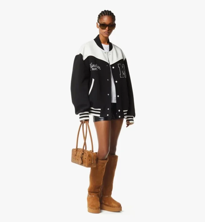 Aren East West Shoulder Bag in Visetos Aren East West Shoulder Bag in Visetos