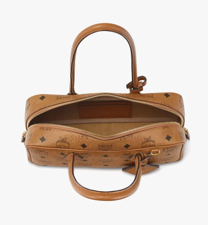 Aren East West Shoulder Bag in Visetos Aren East West Shoulder Bag in Visetos
