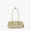 Aren East West Shoulder Bag in Visetos Aren East West Shoulder Bag in Visetos