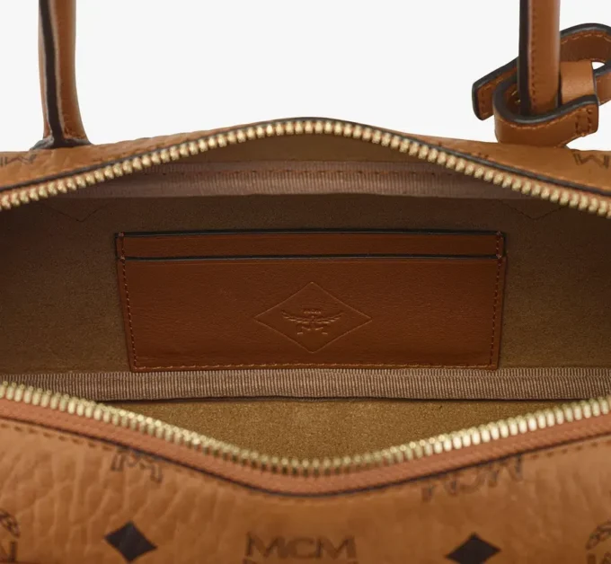 Aren East West Shoulder Bag in Visetos Aren East West Shoulder Bag in Visetos