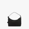 Aren Hobo in Recycled Nylon and Monogram Print Leather Aren Hobo in Recycled Nylon and Monogram Print Leather