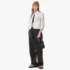 Aren Hobo in Recycled Nylon and Monogram Print Leather Aren Hobo in Recycled Nylon and Monogram Print Leather