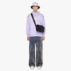 Aren Messenger Bag in Maxi Monogram Leather Aren Messenger Bag in Maxi Monogram Leather