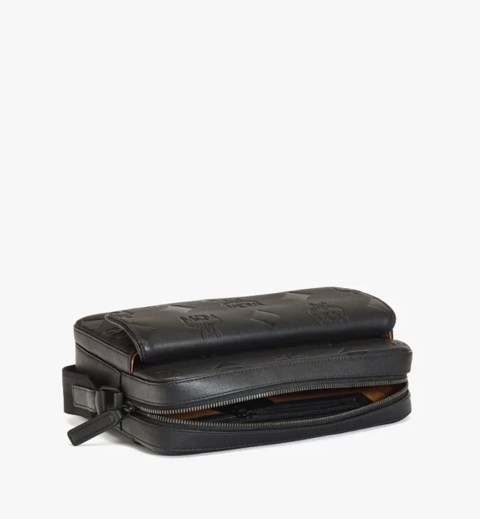 Aren Messenger Bag in Maxi Monogram Leather Aren Messenger Bag in Maxi Monogram Leather