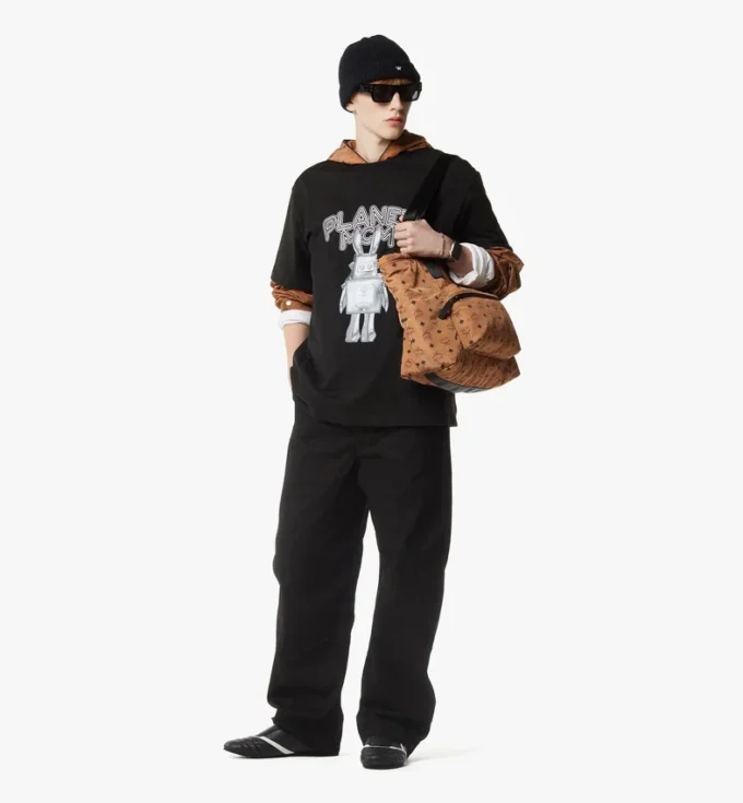 Aren Packable Tote in Monogram Nylon Aren Packable Tote in Monogram Nylon