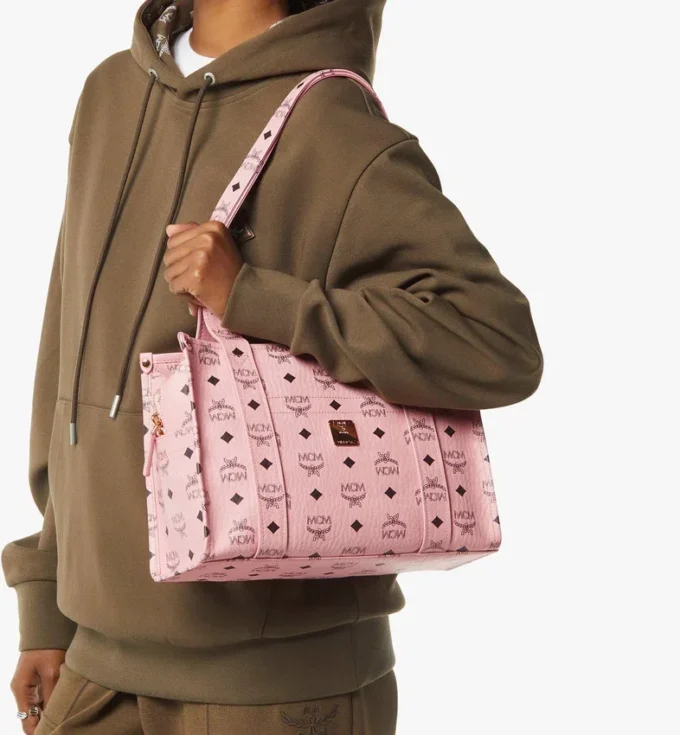 Aren School Bag Tote in Visetos Aren School Bag Tote in Visetos