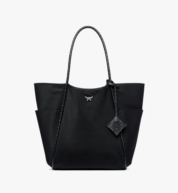 Aren Shopper in Econyl® and Leather Aren Shopper in Econyl® and Leather