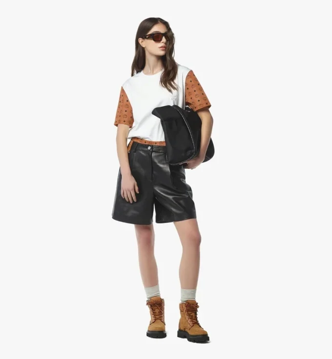 Aren Shopper in Econyl® and Leather Aren Shopper in Econyl® and Leather