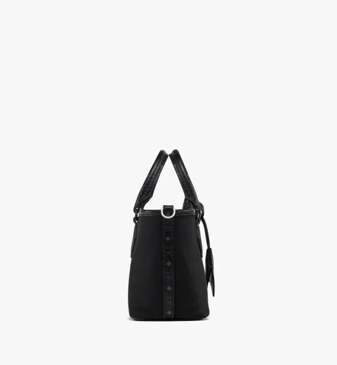 Aren Shopper in Recycled Nylon and Monogram Print Leather Aren Shopper in Recycled Nylon and Monogram Print Leather