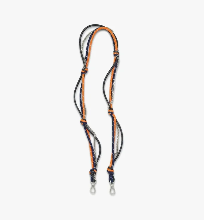 Aren Shoulder Strap in Cotton and Visetos Aren Shoulder Strap in Cotton and Visetos