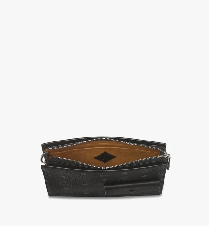 Aren Standing Crossbody Pouch in Visetos Aren Standing Crossbody Pouch in Visetos