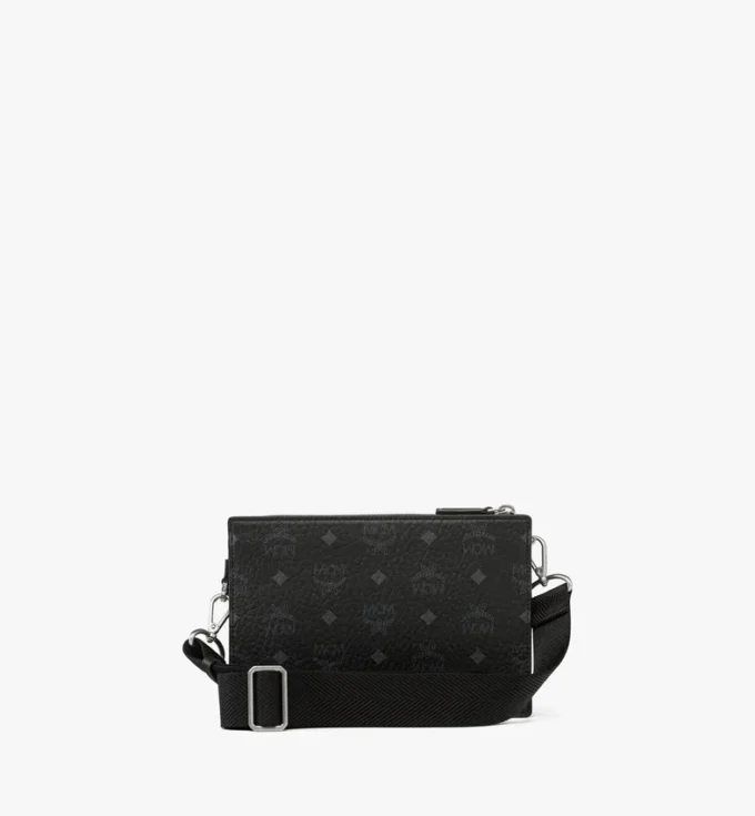 Aren Standing Crossbody Pouch in Visetos Aren Standing Crossbody Pouch in Visetos
