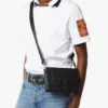Aren Standing Crossbody Pouch in Visetos Aren Standing Crossbody Pouch in Visetos