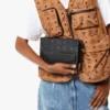 Aren Standing Crossbody Pouch in Visetos Aren Standing Crossbody Pouch in Visetos