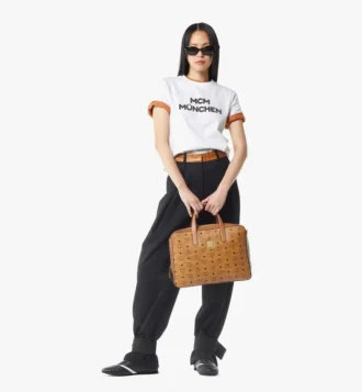 Aren Tote in Visetos Leather Mix Aren Tote in Visetos Leather Mix