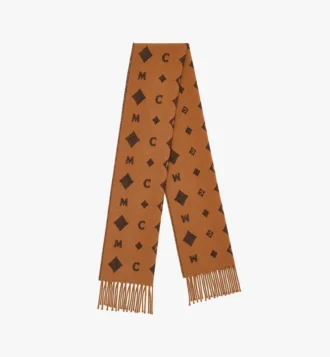 Bicolor Monogram Jacquard Stole