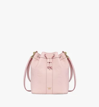Dessau Drawstring Bag in Maxi Monogram Leather