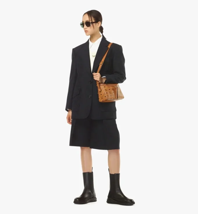 Diamant 3D Shoulder Bag in Visetos Leather Mix Diamant 3D Shoulder Bag in Visetos Leather Mix