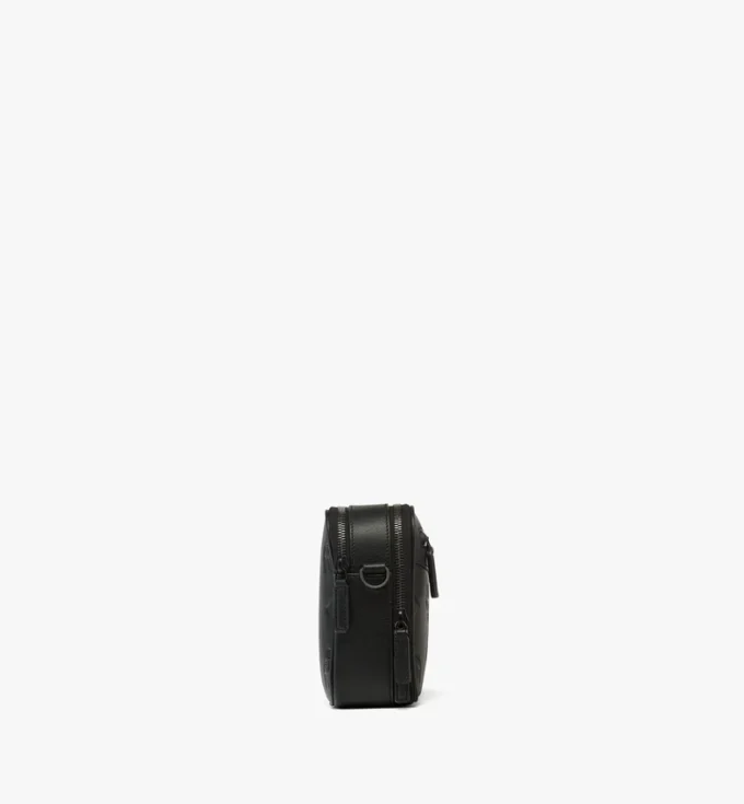 Diamond Camera Bag in Maxi Monogram Leather