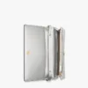 Diamond Chain Wallet in Metallic Mirror Leather Diamond Chain Wallet in Metallic Mirror Leather