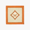 Diamond Monogram Scarf in Organic Silk