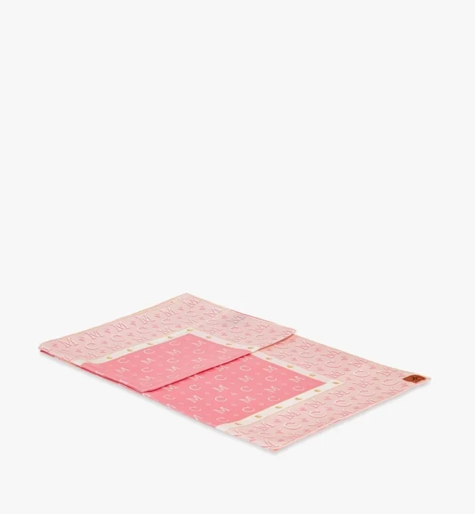 Diamond Monogram Scarf in Organic Silk