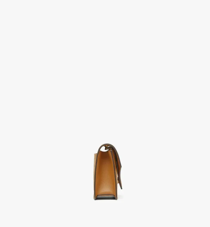 Diamond Shoulder Bag in Visetos Leather Mix Diamond Shoulder Bag in Visetos Leather Mix